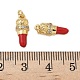 Латунные микро проложить кубического циркония подвески KK-P325-41G-3