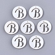 Подвески из натуральных пресноводных ракушек SHEL-S276-119B