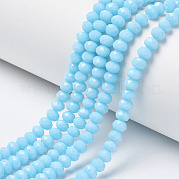 Непрозрачные сплошные цветные стеклянные бусины EGLA-A034-P3mm-D08