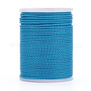 Круглый вощеный полиэфирный шнур YC-G006-01-1.0mm-14