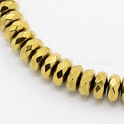 Grade A Electroplate немагнитных синтетический гематит бисер пряди G-N0014-6x3mm-02