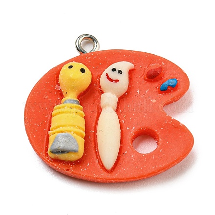 Подвески из непрозрачной смолы FIND-M012-01F-1
