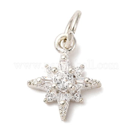 Латунные микро проложить кубического циркония подвески KK-D378-12S-1