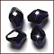 Imitation Austrian Crystal Beads, Grade AAA, K9 Glass, Faceted, Bicone, Indigo, 8x11mm, Hole: 0.9~1mm