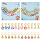 NBEADS 24 Pcs 2 Sets Flower and Sunflower Stitch Markers, Alloy Enamel Stitch Markers Removable Lobster Clasp/Leverback Hook Locking Knitting Markers for Knitting Sewing Jewelry Making