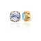 Preciosa® MAXIMA Crystal in Sew-On Cup, Czech Crystal, 719 37 081 Chaton(Round), Golden, 00030 265 Vitrail Light, SS39(8.15~8.4mm)