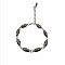 Vintage Ethnic Style Alloy Carved Ancient Silver Link Bracelet for Women