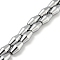 Electroplated Synthetic Magnetic Hematite Beads Strands, Bicone, Platinum Plated, 6.2~6.5x12~12.5mm, Hole: 1.4mm, about 33pcs/strand, 15.35''(39cm)