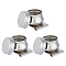 UNICRAFTALE 3 pcs Metal Stainless Steel Oil Painting Cups Single Palettes Container Cups Dipper Painting Pot Container with Lid and Clip Large Mouth Dipper Pallete Cups for Drawing