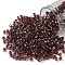 TOHO Round Seed Beads, Japanese Seed Beads, (746) Copper Lined Light Amethyst, 8/0, 3mm, Hole: 1mm, about 222pcs/10g