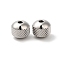 Non-Tarnish 201 Stainless Steel Bead, Round, Stainless Steel Color, 8mm, Hole: 2mm