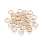 Brass Jump Rings, Open Jump Rings, Golden, 20 Gauge, 7x0.8mm, Inner Diameter: 5.5mm, about 111pcs/10g