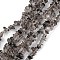 Natural Ice Obsidian Beads Strands, Chip, 1.5~4.5x3~13x2.5~8mm, Hole: 0.6mm, 30.94~31.97 inch(78.6~81.2cm)