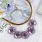 Flower Natural Shell Bib Necklaces for Women, Alloy Chain Necklaces, Golden, Old Rose, 15.75 inch(40cm)