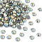 Preciosa® Crystal Hotfix Flatback Stones, Czech Crystal, Round(438 11 612 Chaton Rose VIVA 12 ®), 80250 80250 200 Acid Yellow AB, SS8(2.3~2.5mm)
