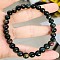 Synthetic Tiger Eye Round Beaded Stretch Bracelet