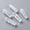 Natural Quartz Crystal Pointed Beads, Rock Crystal, Healing Stones, Reiki Energy Balancing Meditation Therapy Wand, No Hole/Undrilled, Hexagonal Prisms, 35.5~36.5x11.2mm