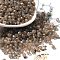 Baking Paint Glass Seed Beads, Bicone, PeachPuff, 4.5x4mm, Hole: 1.1mm, about 6428pcs/pound