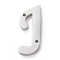 Tarnish Resistant 304 Stainless Steel Links Connectors, Initial Letter, Letter.J, J: 18.5x7x1.5mm, Hole: 0.9mm