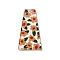 Printed Acrylic Pendants, Trapezoid, Dark Salmon, 44.5x23.5x2.5mm, Hole: 1.5mm