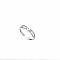 DIY fashionable stainless steel ring with non fading color, female niche high-end light luxury tagram style