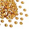 Preciosa® MAXIMA Crystal No Hotfix Flatback Stones, Czech Crystal, Dura Foiling, Round(438 11 615 Chaton Rose), 10070 Topaz, SS6(1.9~2.1mm)
