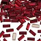 Preciosa® MAXIMA Crystal Fancy Stones, Czech Crystal, 435 26 212 Baguette, Dura Foiling, 90090 Siam, 4x2mm