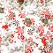 Christmas Theme Handmade Polymer Clay Cabochons, Flat Round, Colorful, 3-9.5x3-9.5x0.5-3mm