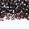 Preciosa® Crystal Beads, Czech Crystal, Bicone(451 69 302 Rondelle), 90100 20019 Burgundy AB Matt, 4mm, Hole: 0.8mm
