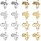16Pcs 8 Style Ion Plating(IP) 304 Stainless Steel Pendants, Manual Polishing, Map of Africa, Mixed Color, 14x16x1mm, Hole: 1.6mm, 2pcs/style