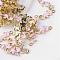 Sea Horse Alloy Enamel Pendants, Pink, Light Gold, 21x10x1.5mm, Hole: 1.6mm