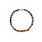 Natural Tiger Eye Column Beaded Stretch Bracelet for Women