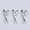 Tibetan Style Alloy Pendants, Cadmium Free& Lead Free, Scissors, Antique Silver, 17.5x8.5x1.5mm, Hole: 1.8mm, about 1136pcs/500g
