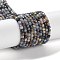 Natural Sodalite Beads Strands, Faceted, Square, 2x2x2mm, Hole: 0.5mm, about 176pcs/strand, 15.04''(38.2cm)