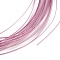 5M Aluminum Wire, Flat, for DIY Craft, Flamingo, 1x0.3mm, about 16.40 Feet(5m)/Roll