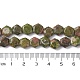 Природные Unakite бисер нитей G-K359-C15-01-5