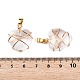 Подвески lampwork GLAA-T023-05F-4
