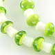 Гриб ручной Lampwork бисер пряди LAMP-R116-09-2