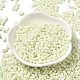 Непрозрачные цвета блестящие стеклянные бусины SEED-B001-01A-01-2