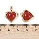 Латунные подвески KK-U043-40G-01-3