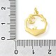 Стойки обшивки латунь микро проложить Циркон подвеску KK-S396-28G-3