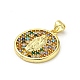 Латунь с подвесками из фианита FIND-Z023-09A-02-2
