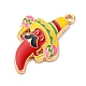 Подвески из эмали и сплава FIND-M060-23E-G-2