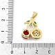 Латунные микро проложить кубического циркония подвески KK-Z090-01G-01-3