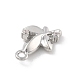 Латунные микро проложить кубического циркония подвески KK-D283-12P-2