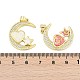 Латунные микро проложить кубического циркония подвески KK-I723-09G-3