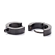 Фурнитура для сережек-колец Huggie Hoop из нержавеющей стали 304 STAS-I167-01B-EB-2