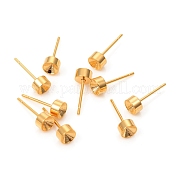 Серьги-гвоздики из нержавеющей стали 304 STAS-L244-48C-G