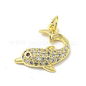 Латунные микро проложить кубического циркония подвески FIND-Z023-02B