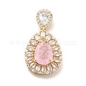 Латунные подвески с фианитами KK-I695-065G-01